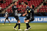 TOYOTA, JAPAN - DECEMBER 14: Hiram Mier (C) of Monterrey celebrates with team mates during the FIFA Club World Cup 5th Place match between Club de Futbol Monterrey and Esperance Sportive de Tunis at Toyota Stadium on December 14, 2025 in Toyota, Japan.  (Photo by Lintao Zhang/Getty Images)